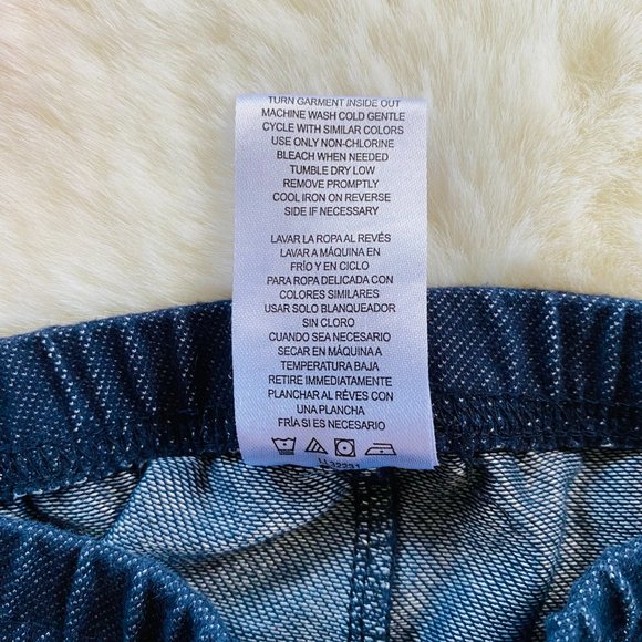 Girl’s Infant Outfit Butterfly Top Capri Denim Leggings Size 12 months Spring - Picture 14 of 14